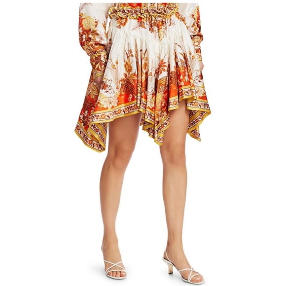 Zimmermann Brightside Angled Hem Skirt - Picture 6 of 16